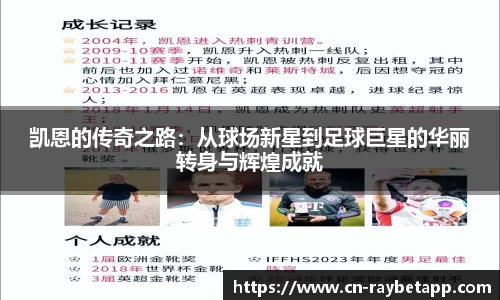 凯恩的传奇之路：从球场新星到足球巨星的华丽转身与辉煌成就